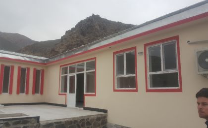 گزارش از اعمار ساختمان  لابراتواربا تجهیزات آن در مرکز ولایت پنجشیر